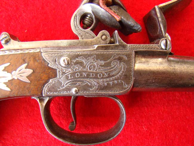 Fine Pair of English Flintlock Box-Lock Pistols by Durs Egg, London, Circa 1780 — image 6